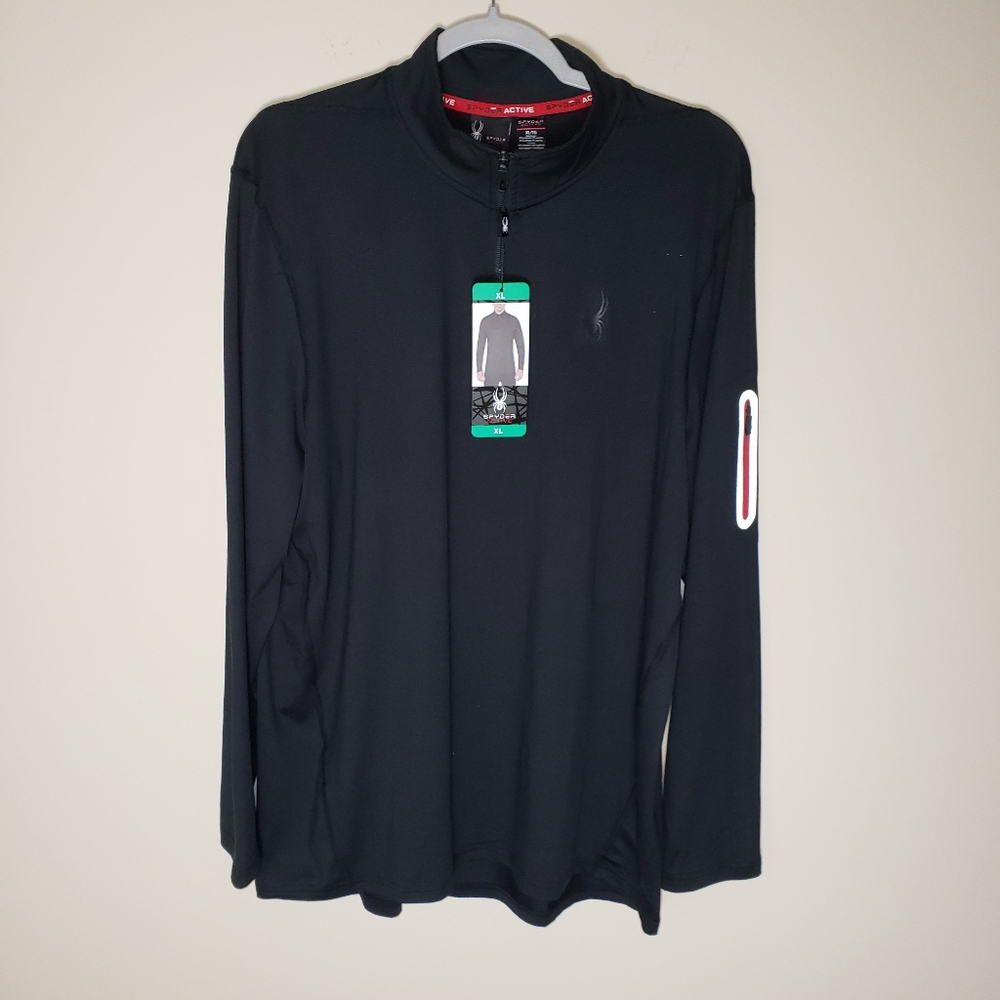 Spyder NWT Active Men’s Light Weight ¼ Zip Size XL
